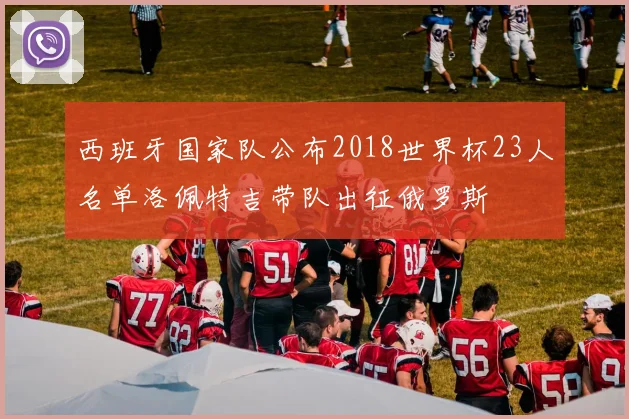 西班牙国家队公布2018世界杯23人名单洛佩特吉带队出征俄罗斯